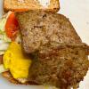 Scrapple with egg
