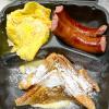 French Toast Platter with extra butter and beef kielbasa
