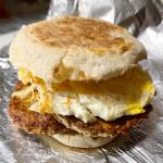 Turkey Sausage & Egg on English Muffin