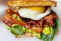 Grilled Chicken, Egg, Bacon & Guacamole