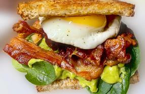 Grilled Chicken, Egg, Bacon & Guacamole